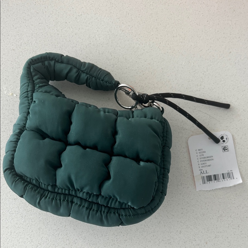 FP Movement by Free People Quilted Mini Bag in Deep Green